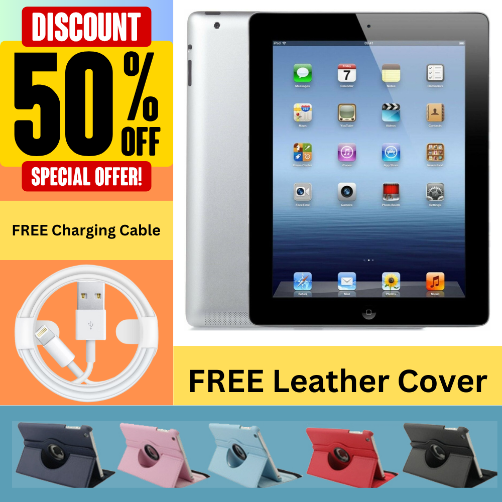 Apple iPad 4th Generation - 16GB | آبل آيباد الجيل الرابع - 16 جيجابايت